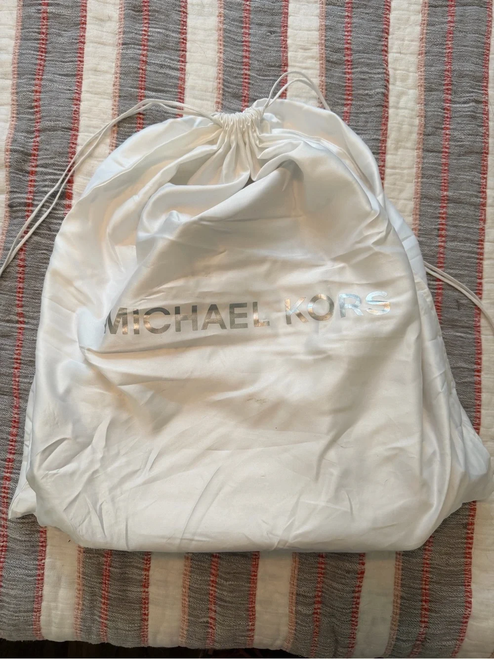 Michael Kors pebbled white